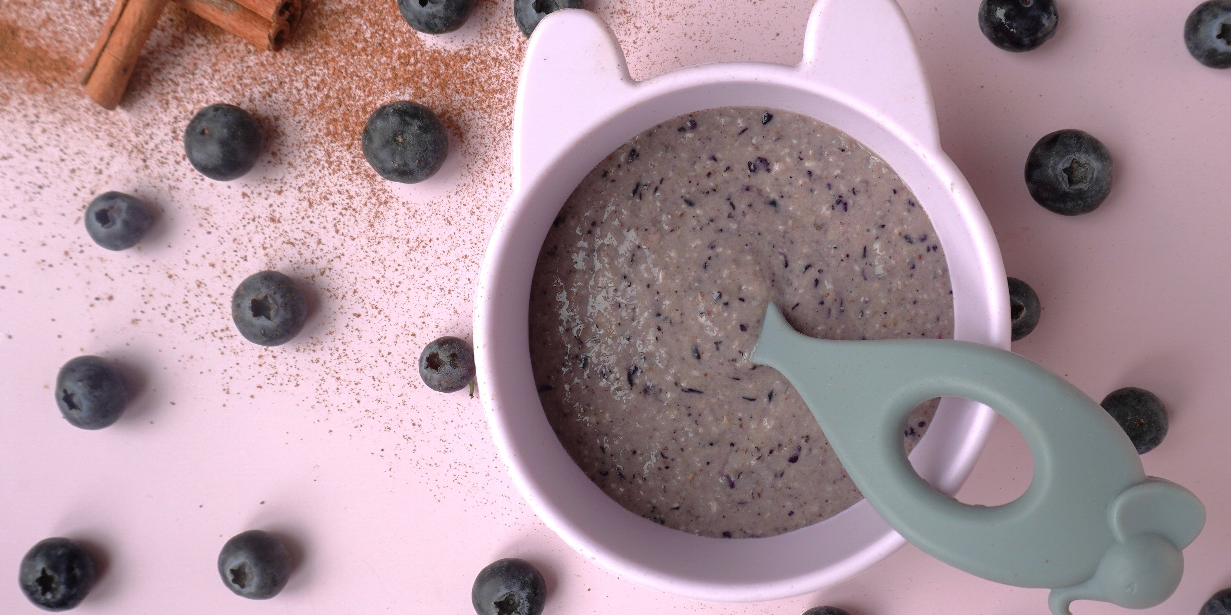 Gröt med blåbär & kanel