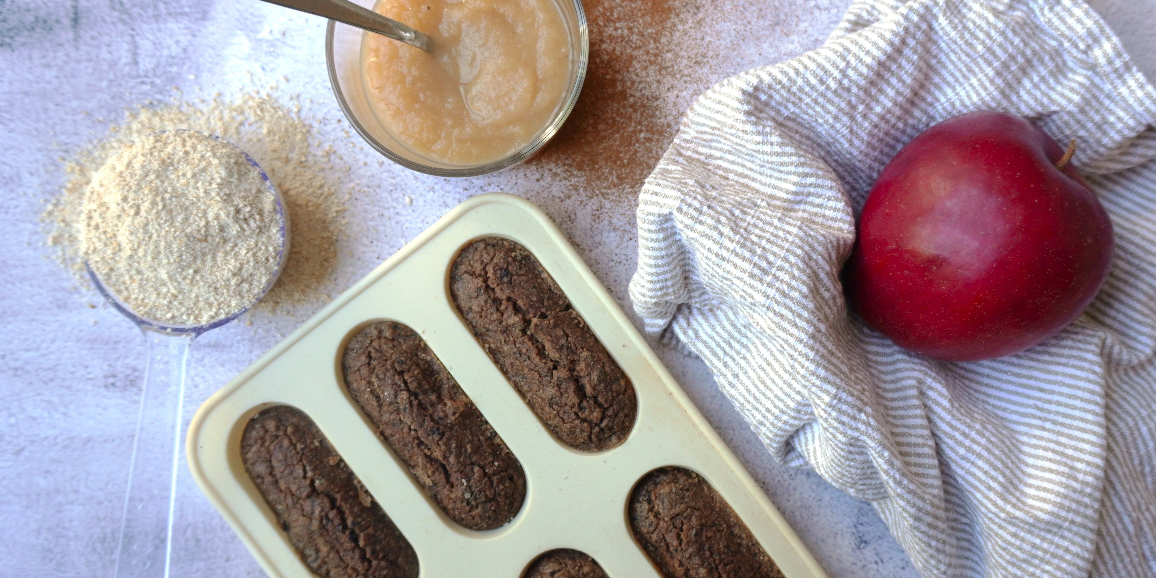 Grötpinnar med smak av äppelpaj