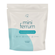Produktbild av mini ferrum hemjärnspulver för att enkelt ge järn till barn