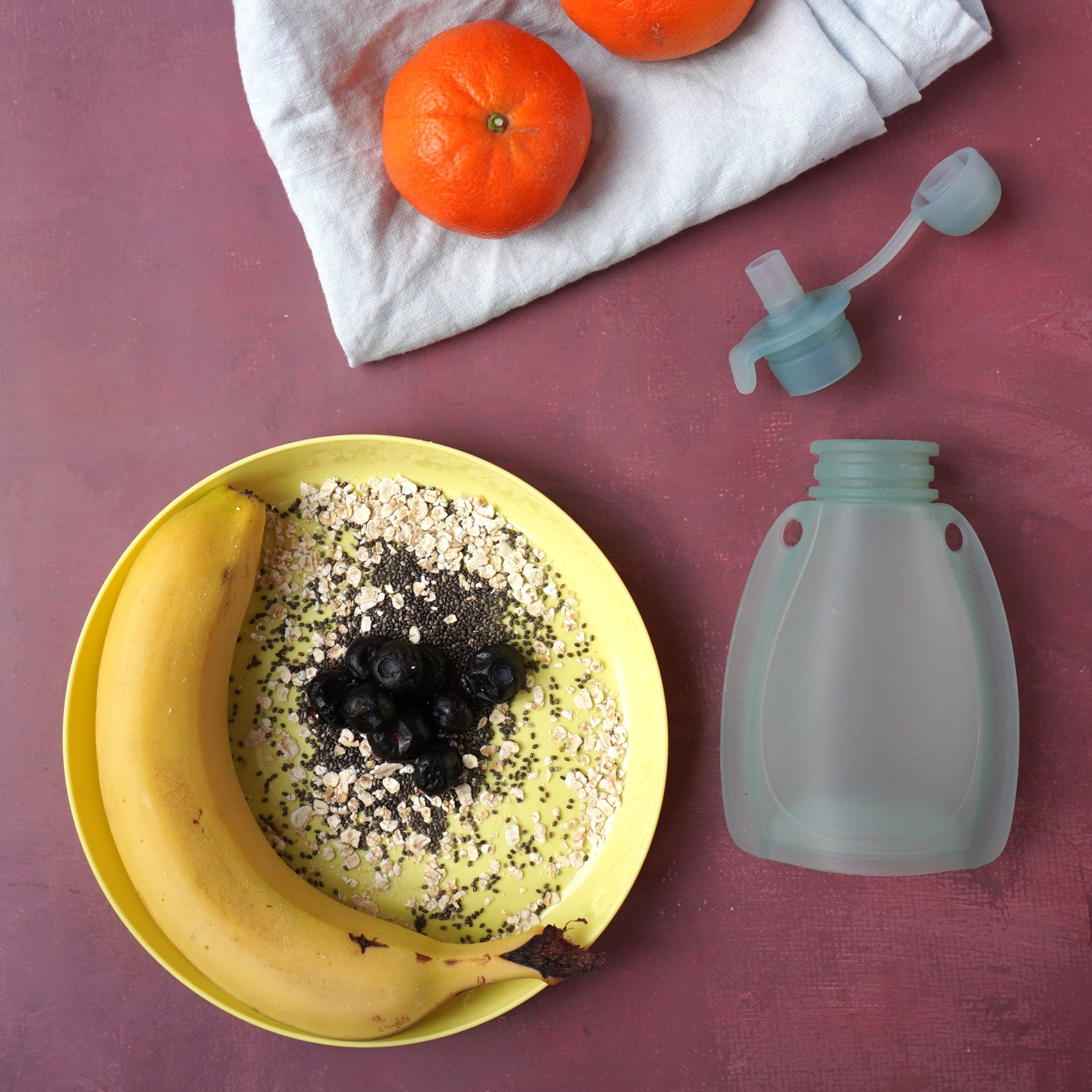 Kräm med blåbär & banan