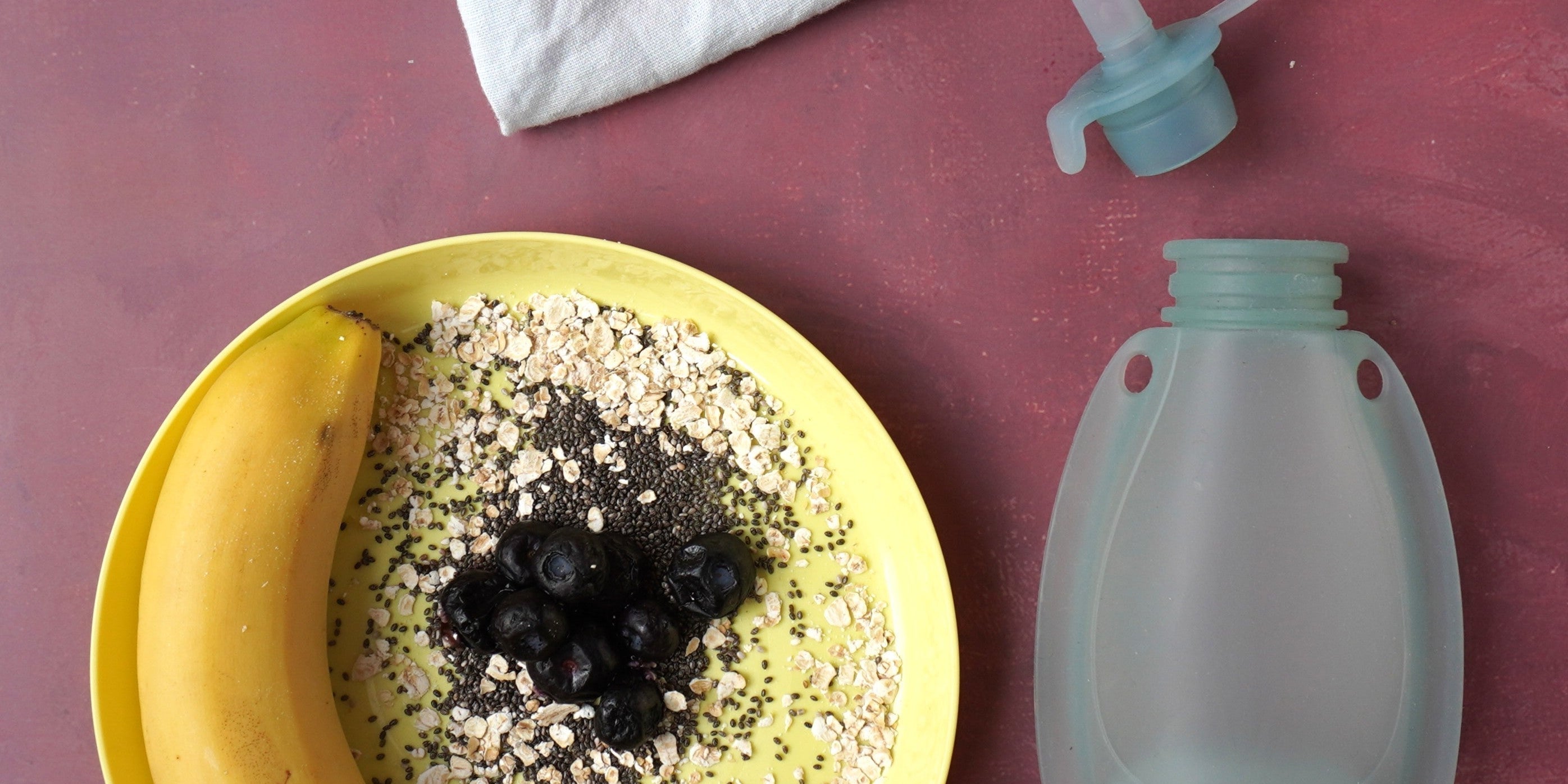 Kräm med blåbär & banan