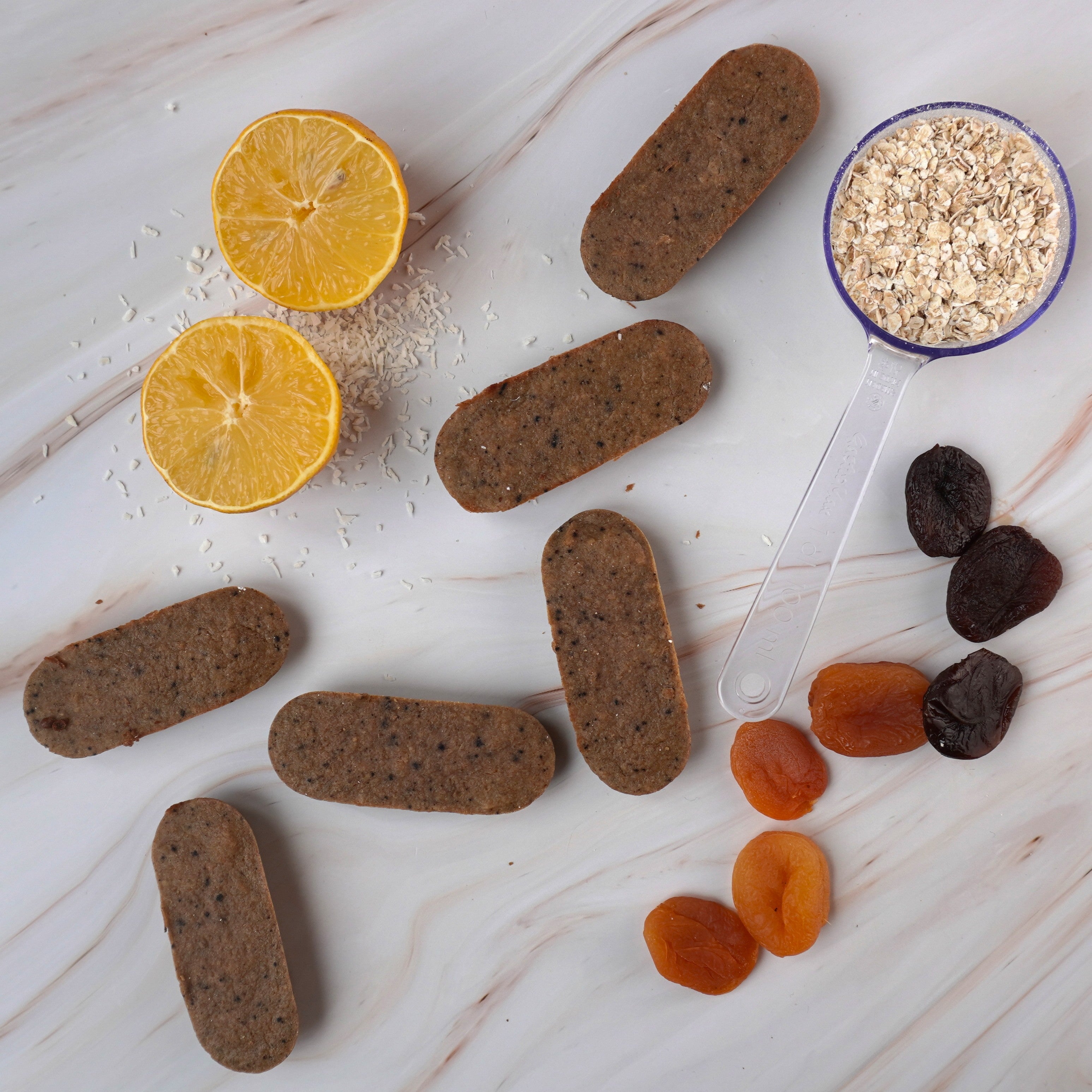 Grötpinnar med smak av citron